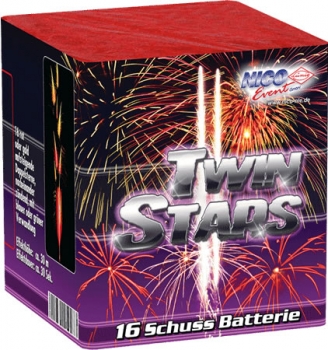 Twin Stars 16 Schuss Batteriefeuerwerk