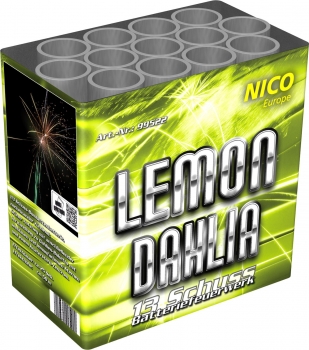 Lemon Dahlia 13 Schuss Batterie