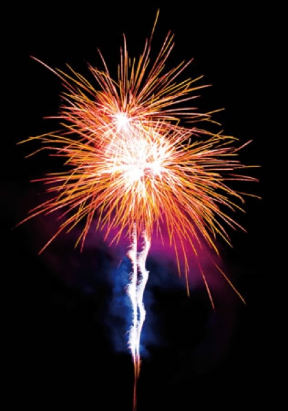 London 123 Schuss Verbund Feuerwerk